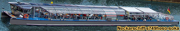 Solarschiff-Neckarrundfahrt Heidelberg